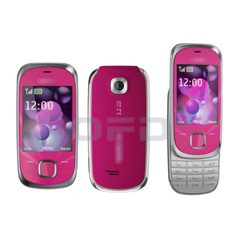 7230 3G Slide Feature Phone Non-smartphone Single Card Button Slider Seniors Mobile Phone